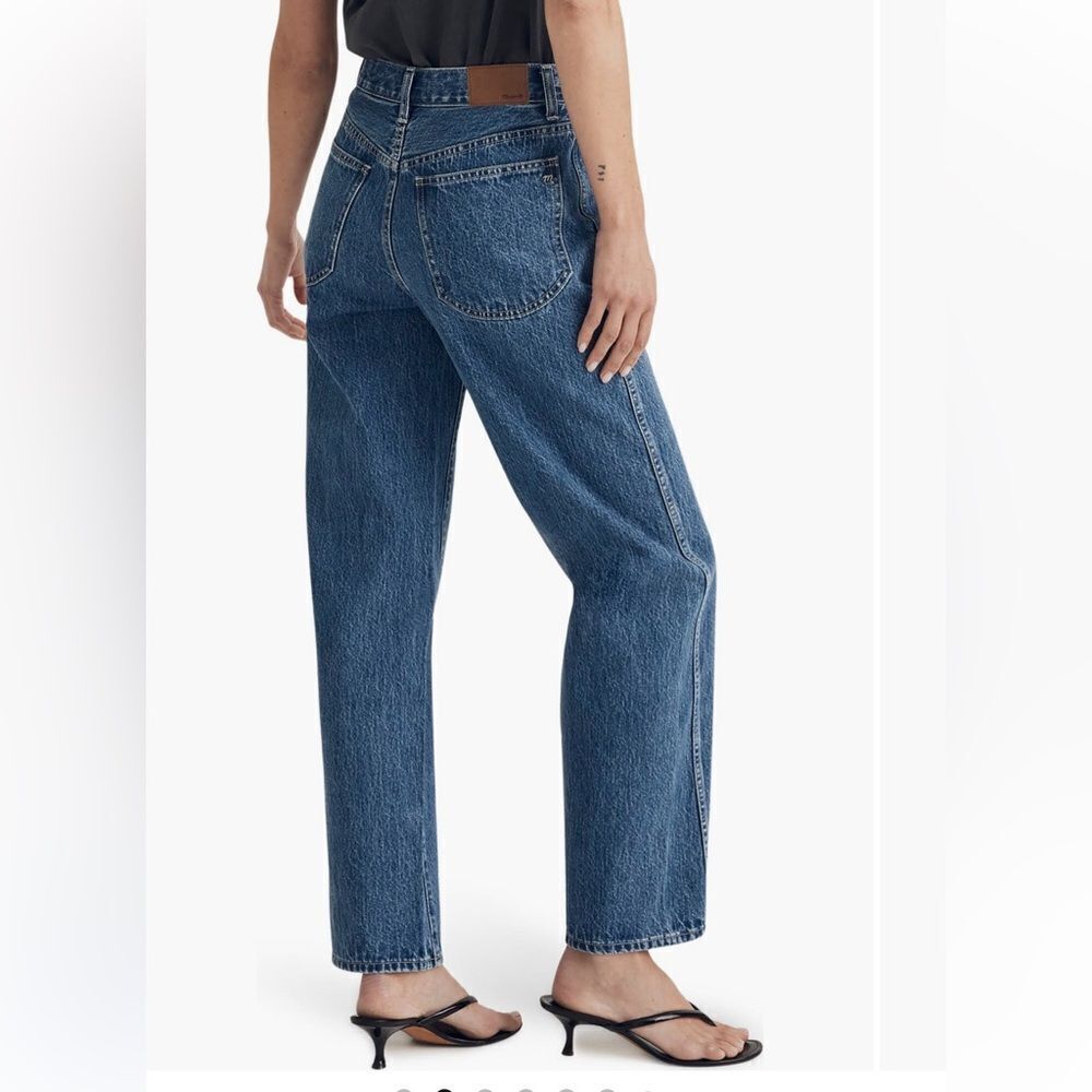 Madewell Baggy Straight Jeans Twisted Seam Edition Women's Size 27 - Picture 7 of 9